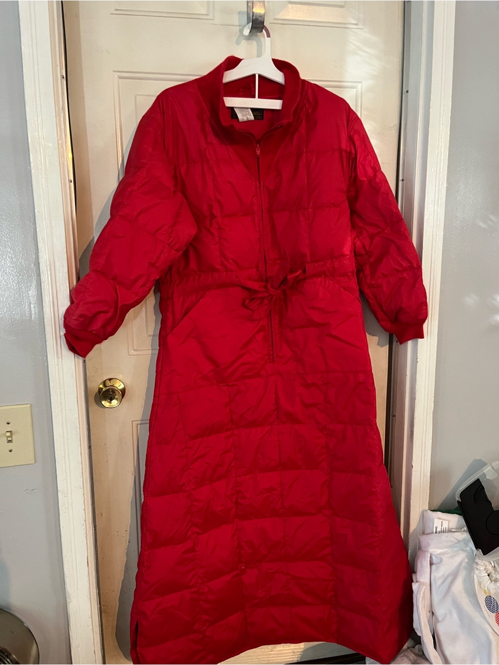 Eddie Bauer Red Goose Down Jacket